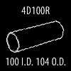 Elica 4D100R Round Pipe 1000mm Long
