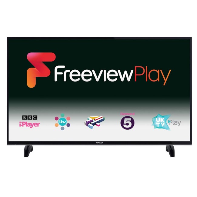 Ex Display - Finlux 55 Inch 4K Ultra HD Smart LED TV with Freeview Play and Freeview HD plus DTS TruSurroud