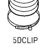 Elica 5DCLIP Hose Clip 125mm