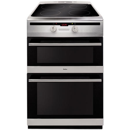 Amica 608DIE2TAXX Freestanding 60cm Cooker with Ceramic Hob - Stainless Steel