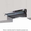 Elica 60CST-SS Concorde 60cm Conventional Cooker Hood With High Power Motor Stainless Steel