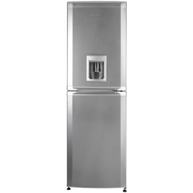 GRADE A2 - Beko CFD5834APS 149L 183x55cm Wide Freestanding Fridge Freezer With Water Dispenser Silver