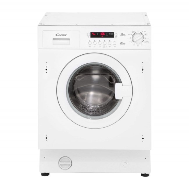 GRADE A3 - Heavy cosmetic damage - Candy CWB814DN1-S Fully Integrated Washing Machine 1400 rpm 8kg A+AA Rated