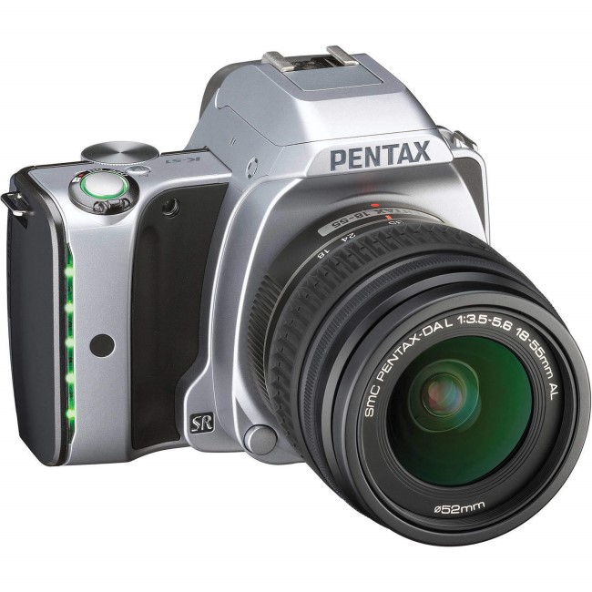 Pentax K-S1 SLR Camera Moon Silver inc 18-55mm Lens 20MP 3.0LCD FHD