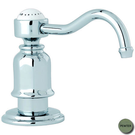 Perrin And Rowe 6995PF Traditional Soap Dispenser in Pewter