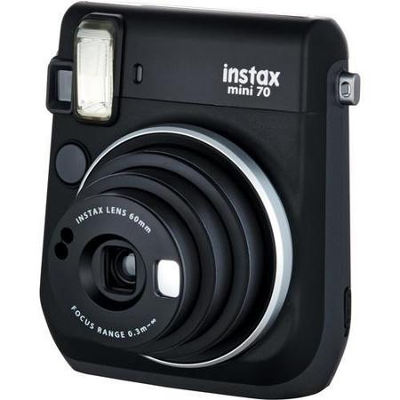 Fujifilm Instax Mini 70 Instant Camera in Black + 10 Shots