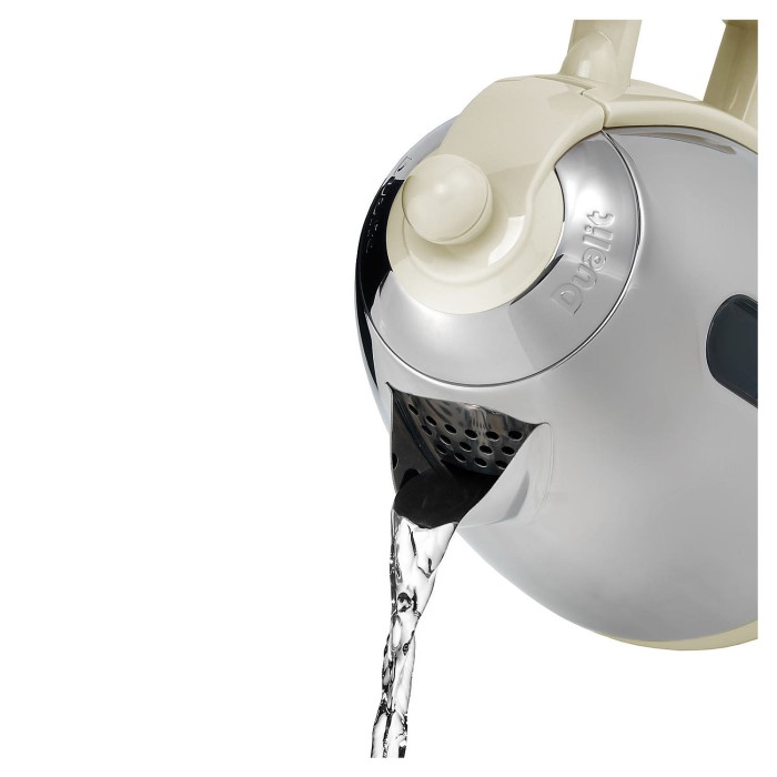 Dualit 72402 Cordless 1.5L Jug Kettle Cream and Stainless Steel