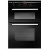 GRADE A2 - Light cosmetic damage - Indesit FIMD23BKS Electric Built-in Double Oven - Black