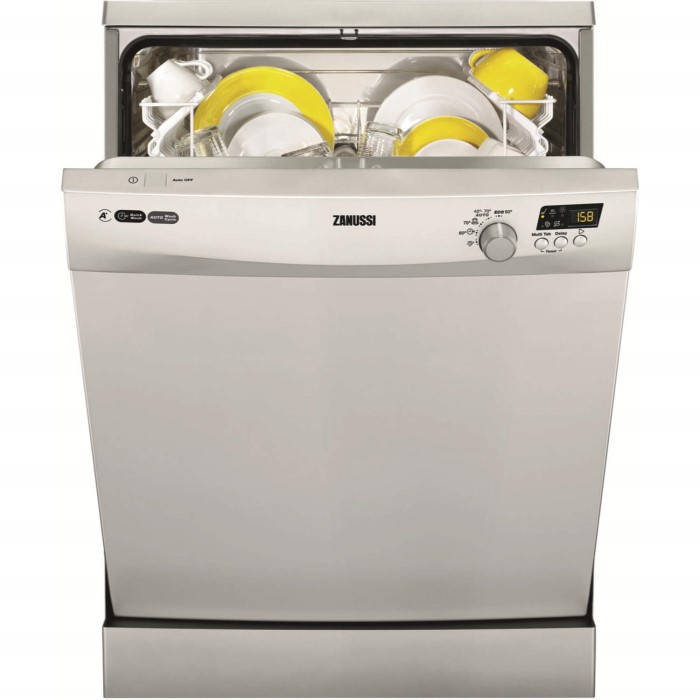 Zanussi ZDF14001SA 12 Place Freestanding Dishwasher Silver