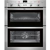GRADE A3 - Heavy cosmetic damage - Neff U17M42N3GB Electric Built-under Double Oven - Stainless Steel