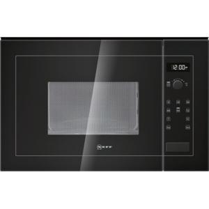 GRADE A1 - Neff H11WE60S0G 800W 20L Built-in Microwave Oven Black For 60cm Wide Cabinet