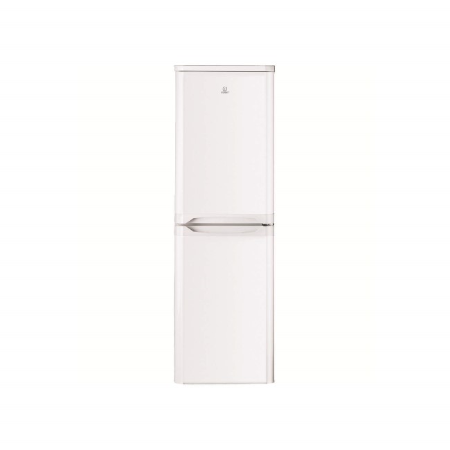 GRADE A2 - Indesit CAA55 55cm Width Freestanding Fridge Freezer in White