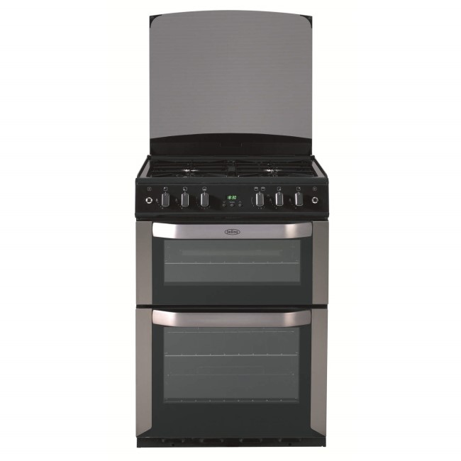 Belling FSG60DOP 60cm Double Oven Gas Cooker in Stainless steel