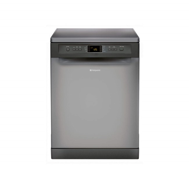 GRADE A2 - Light cosmetic damage - Hotpoint FDFEX11011G 13 Place Freestanding Dishwasher Graphite