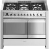 Smeg A2PY-8 Opera Stainless Steel 100cm Dual Fuel Range Cooker With Pyrolytic Function