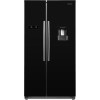 GRADE A2  - Hisense RS723N4WB1 Side By Side American Fridge Freezer With Water Dispenser Black