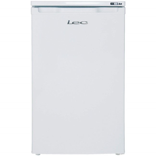 LEC U5511 55cm Wide Freestanding Upright Under Counter Freezer - White