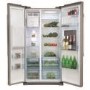 GRADE A1 - CDA PC71SC American Style Side-By-Side Fridge Freezer With Homebar Stainless Colour