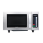Refurbished electriQ EIQMWCOM25 25L 1000W Programmable Commercial Microwave for Commercial Kitchens & Catering Stainless Steel