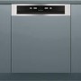 HOTPOINT HBC2B19X 13 Place Semi-Integrated Dishwasher - Stainless Steel Control Panel