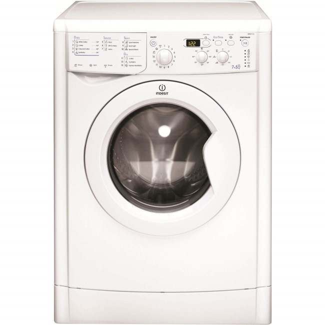 GRADE A2 - Indesit IWDD7123 7kg Wash 5kg Dry 1200rpm Freestanding Washer Dryer - White