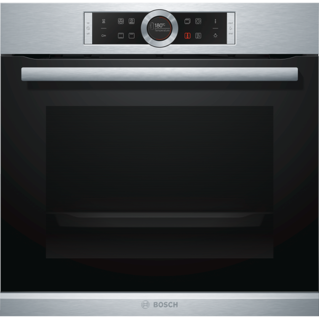 Bosch HBG634BS1B Series 8 Electric Single Oven with Catalytic Cleaning - Stainless Steel