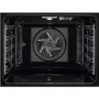 Refurbished AEG 6000 BPS556020M Pyrolytic 60cm Single Built In Electric Oven with Food Sensor Stainless Steel