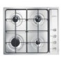GRADE A2 - Light cosmetic damage - Smeg S64S Cucina 60cm Stainless Steel 4 Burner Gas Hob with New Style Controls