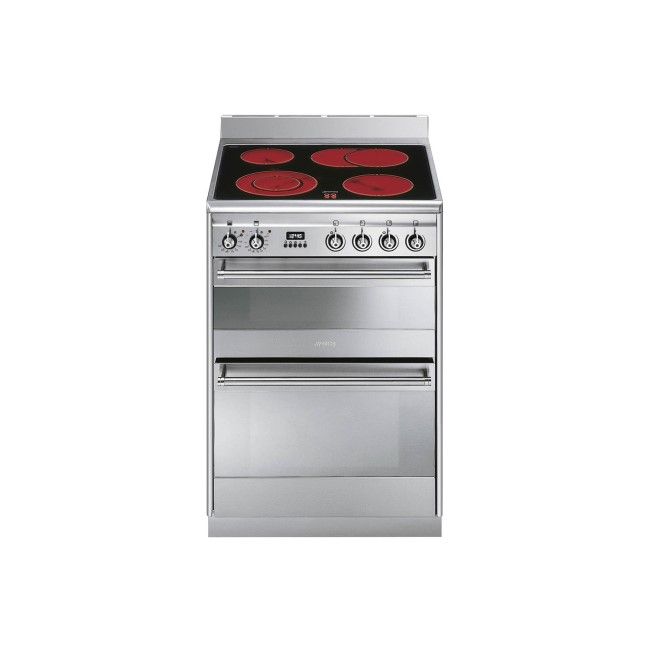 Smeg Concert 60cm Electric Cooker - Stainless Steel
