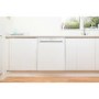 Indesit Fast&Clean 14 Place Settings Semi Integrated Dishwasher - White