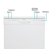 electriQ 12 Place Settings Freestanding Dishwasher - White