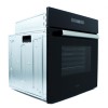GRADE A1 - electriQ 65 Litre 9 Function Full Fan Touch Control Electric Single Oven in Black - Supplied with a plug