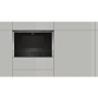 Neff N70 21L 900W Built-in Left Hinged Door Microwave with Grill - Stainless Steel
