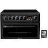 Hotpoint 60cm Double Oven Electric Cooker - Black