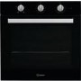 Refurbished Indesit Aria IFW6330BL 60cm Single Built In Electric Oven Black