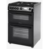 GRADE A3 - Hotpoint HAG60K 60cm Double Oven Gas Cooker - Black
