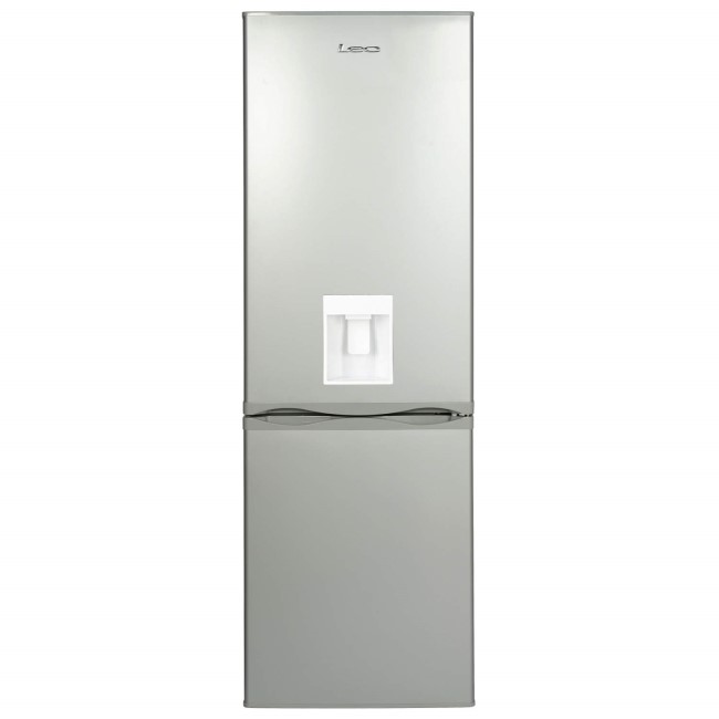 LEC 444443511 TF60185WTD 60cm Wide Frost Free Fridge Freezer With Water Dispenser Silver