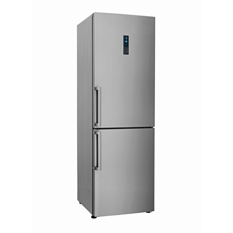 Hisense RB403N4AC2 Freestanding Fridge Freezer Stainless Steel