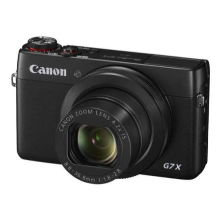 Canon PowerShot G7X Camera Black 20.2MP 4.2xZoom 3.0TouchLCD FHD 24mm Wide GPS