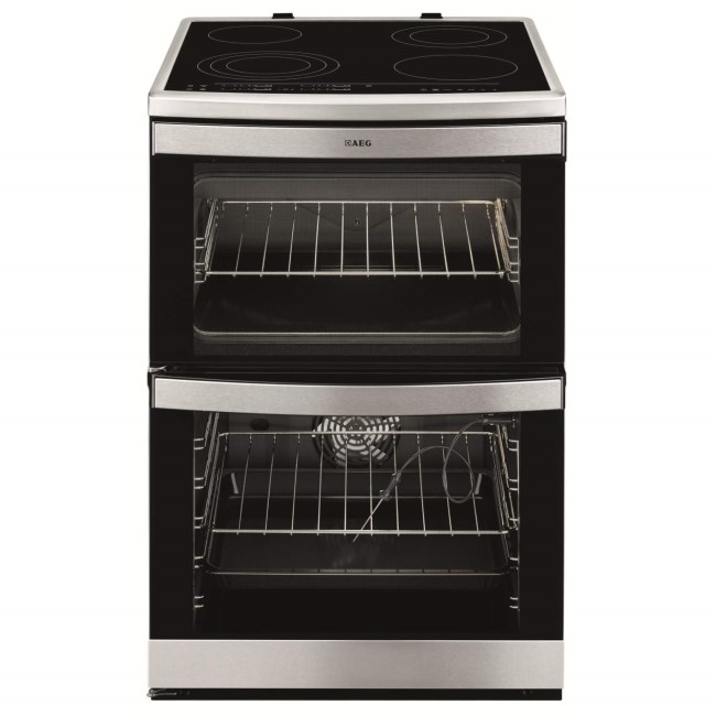 AEG 49176V-MN COMPETENCE 60cm Electric Cooker with Ceramic Hob in Stainless steel