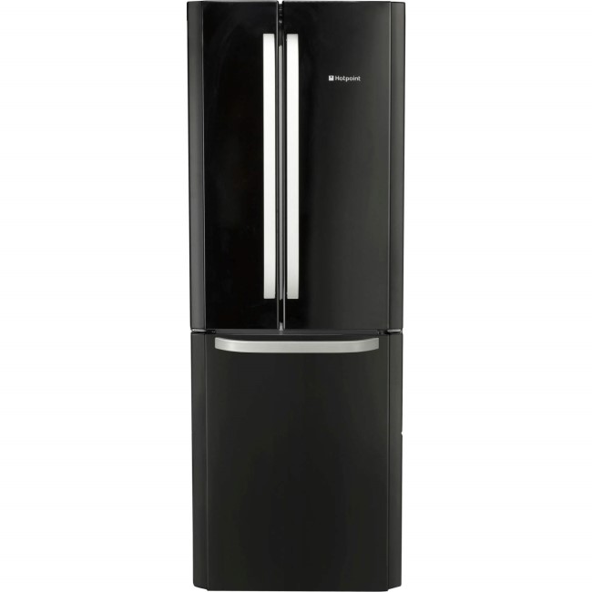 Hotpoint FFU3DK 450 Litre Freestanding Fridge Freezer 60/40 Split Frost Free 70cm Wide - Black