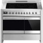 Smeg Opera 100cm Electric Induction Range Cooker - Stainless Steel