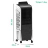electriQ 16L Portable Evaporative Air Cooler Air Purifier with anti-Bacterial PM2.5 filter and Humidifier