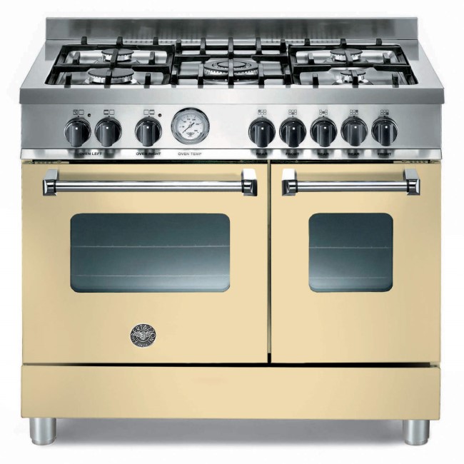 Bertazzoni AD905MFECRE Master Series 90cm Dual Fuel Range Cooker - Matt Cream
