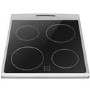 Amica 50cm Electric Cooker - Silver