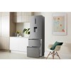 Haier AFE635CHJW 190x60cm 325L Triple Door Total No Frost Freestanding Fridge Freezer With Non-Plumb Water Dispenser - Silver