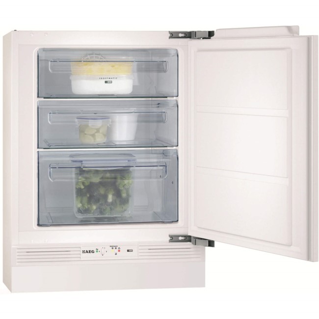GRADE A1 - AEG AGN58210F0 Frost Free Integrated Under Counter Freezer