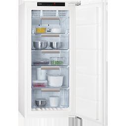 AEG AGN71200C1 56cm Wide Frost Free Integrated Upright Freezer - White