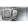 Astracast AI0951HV Alto 1.5 Bowl Reversible Drainer Satin Polish Stainless Steel Sink Only