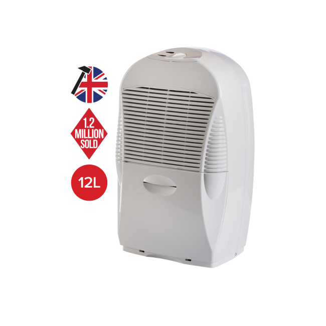 GRADE A1 - EBAC 12 L Dehumidifier ideal for up to 2 bed room houses with 1 year warranty